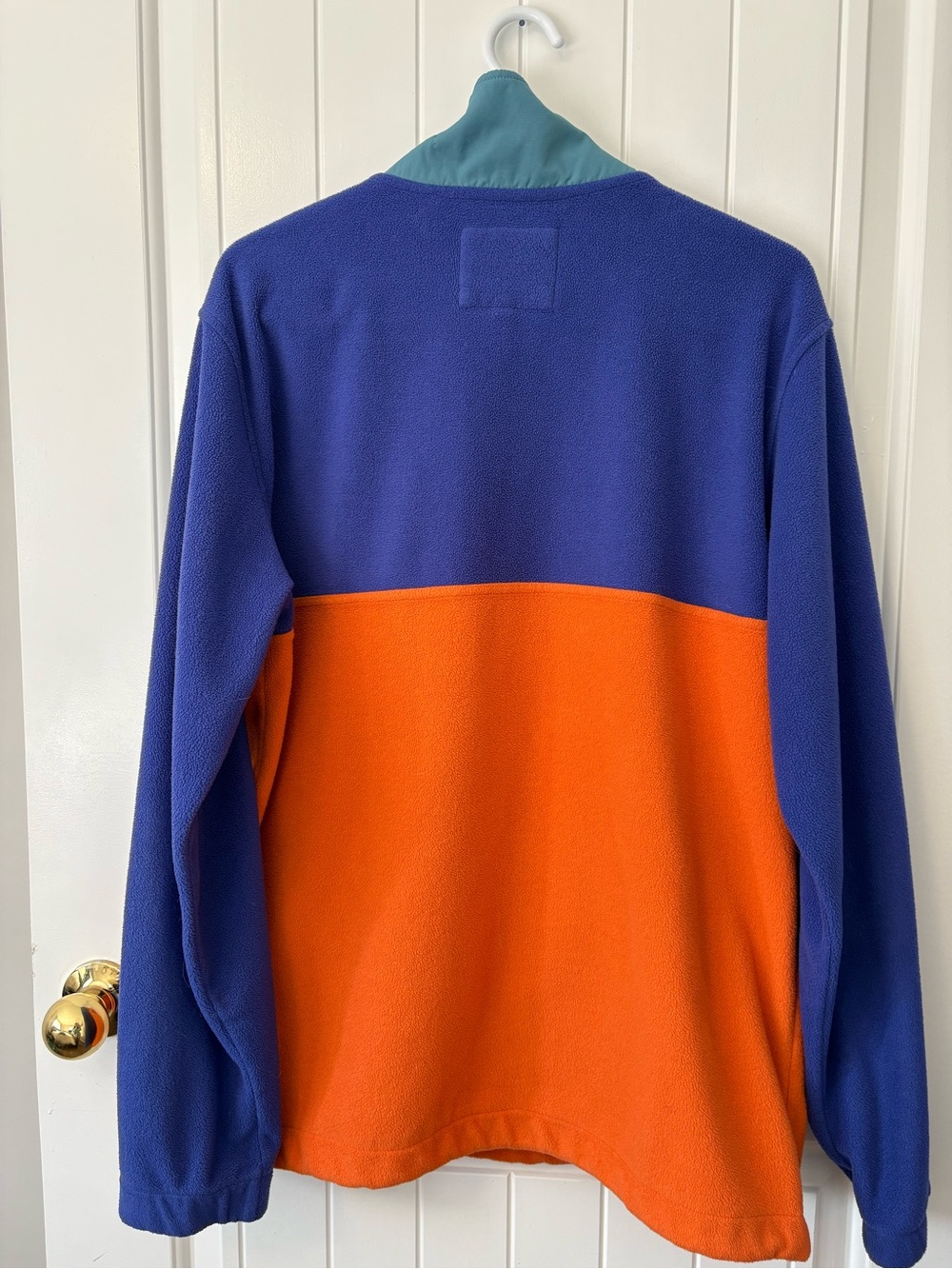 Billabong Adventure Division Colorblock Fleece Sweater - Blue & Orange - Picture 3 of 4